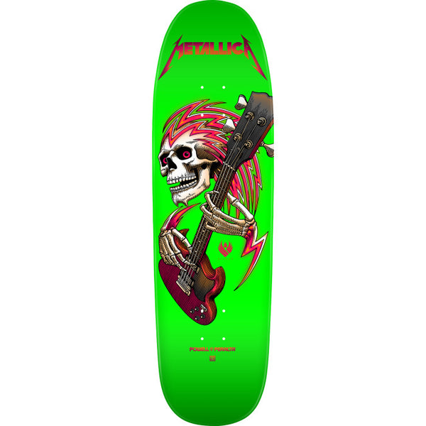 Powell Peralta Flight® Metallica Collab Skateboard Deck Lime